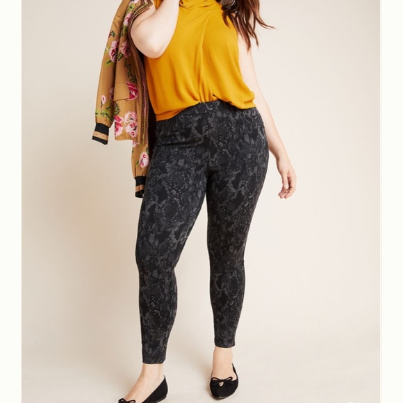 Sanctuary Anthropologie Snake-Printed Legging EUC - Picture 6 of 10